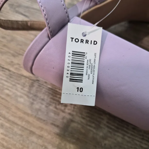 Torrid Women's Lilac Sandals - Picture 4 of 7